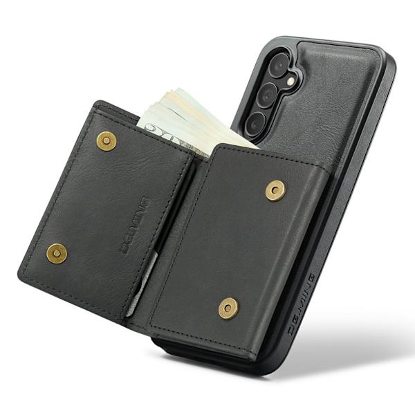 DG.Ming Wallet Case for Samsung Galaxy S26 Plus RFID Blocking - Black