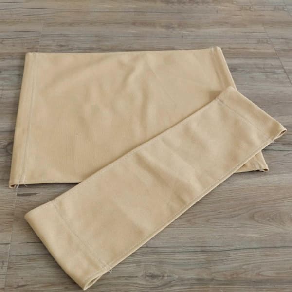 Canvas Backrest Seat Fabric for Folding Chair/Stool/Seat Khaki-