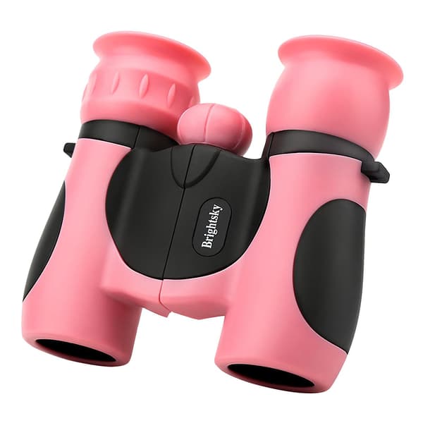 Bärbar 8x21 Lins Kikare För Barn Present Camping Stort Okular Teleskop Pink