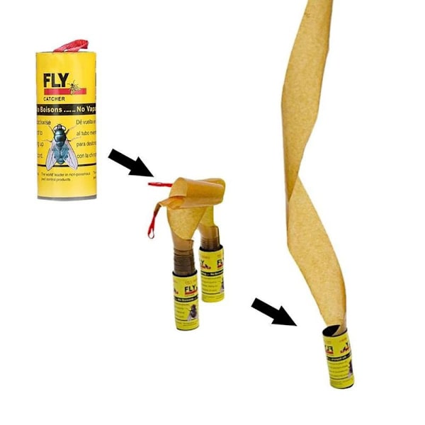 Flugfälla Flugfälla Flugpappersrulle 16-pack