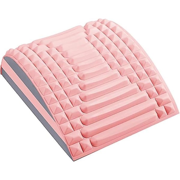 Niska- ja selkäpaarit - Acemend Back Neck Cracker alaselän kivun lievitykseen, monitasoinen säädettävä selkäranka luonnolliseen dekompressioon ja selkärangaan Pink