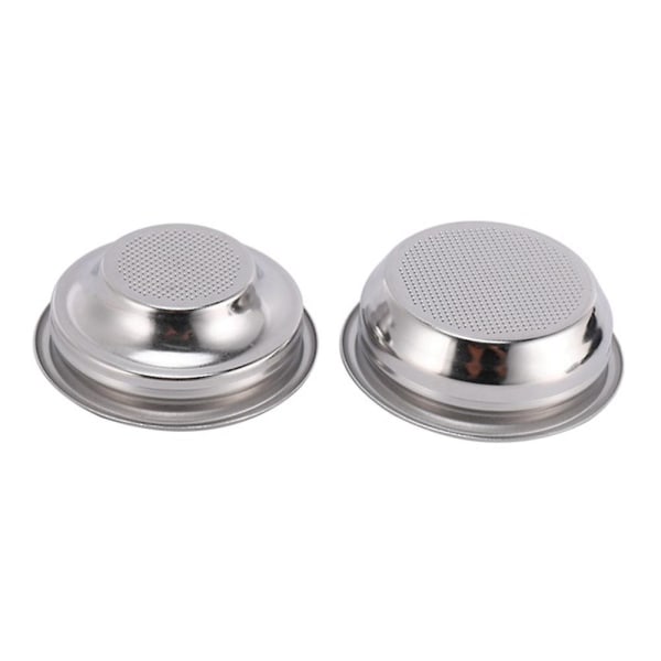 58mm Pohjaton Ruostumattomasta Teräksestä Valmistettu Ammattimainen Espresso Kahvi Portafilter Yhdelle Ja Kahdelle Kupille
