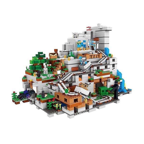 Minecraft byggesett 900 stk The Mountain Cave My World Series