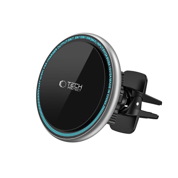 TECH-PROTECT A2 MAGNETISK MAGSAFE VENT BILMONTERING TRÅDLØS OPLADER 15W SORT