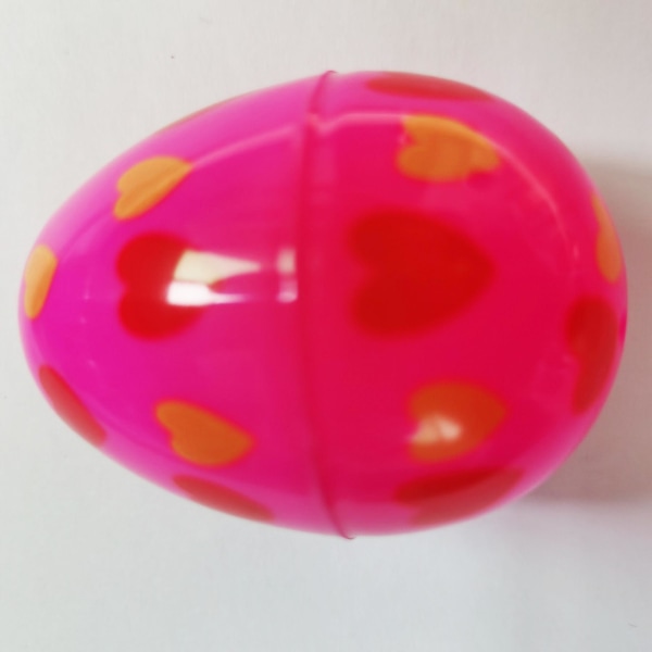 12/36 st tryckta ägg påsk-twister tryckta öppna ägg plastblomleksaker äggskal 36pcs