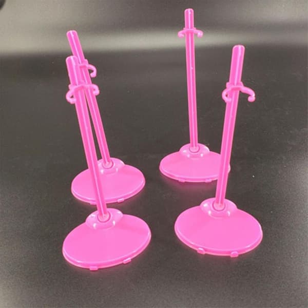 12 Dockställ Figurer Displayhållare Rack Leksakstillbehör Red