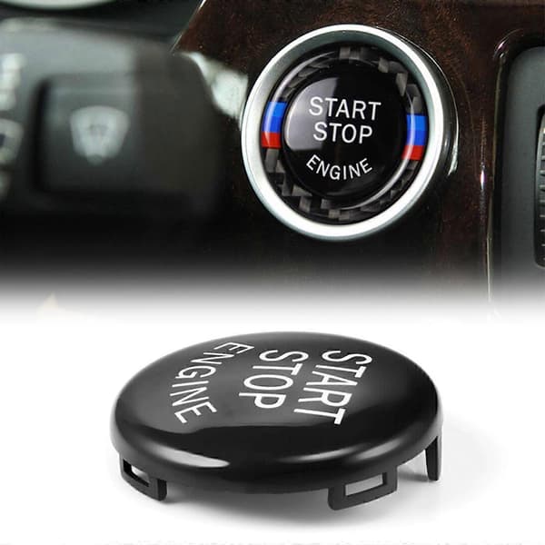 Start/stop-knap sort til BMW E90 E91 E92 E93 E83 E84 E87 E89 E70 E71 E60