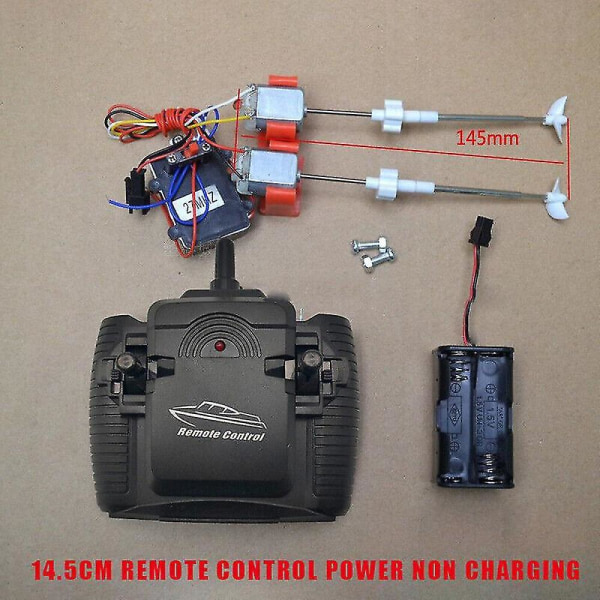 Rc Bådsmodel Boot Kits Aksel+stik+motor+propel+controller+modtager Kit Fk 145MM