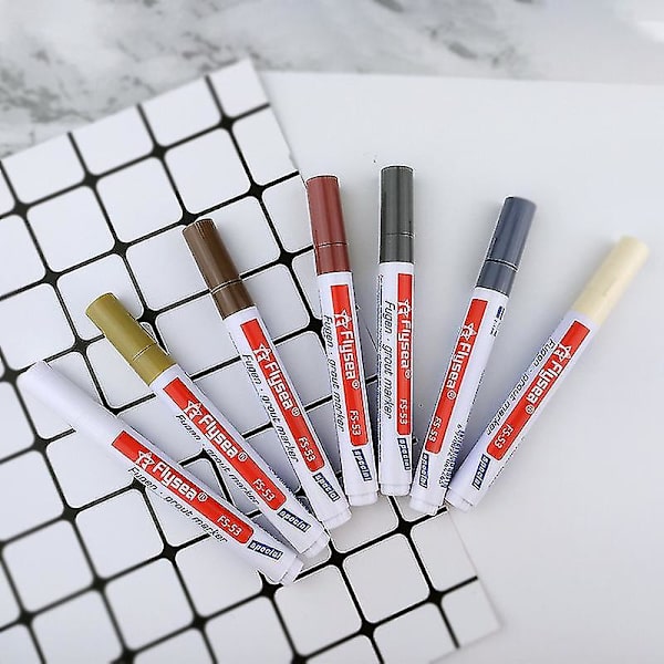 Farvepen til Hvid Fliser Efterfyldning Fuges Pen Fliser Gab Reparation Badeværelse Porcelæn Fyldning Hfmqv White