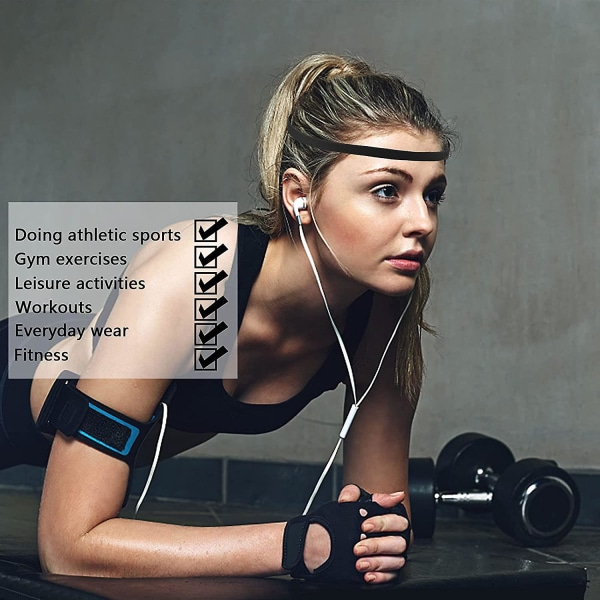 Sports Hodebånd For Gutter, Elastiske Sports Hårbånd Ikke-Skli, Tynne Hodebånd For Menn, Silikon Grip Sport Hårbånd For Fotball Løping Yoga Trening(
