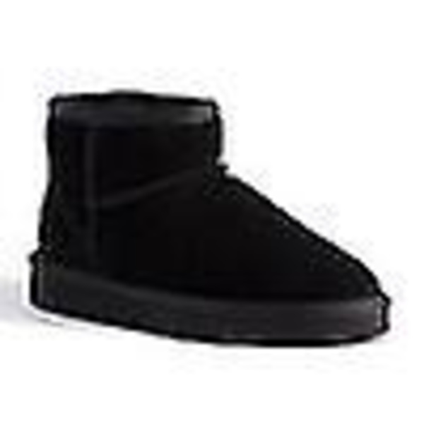 Aus Wooli Australia Vattentäta Unisex Äkta Aussie Fårskinniga Ankle Boots Black 40