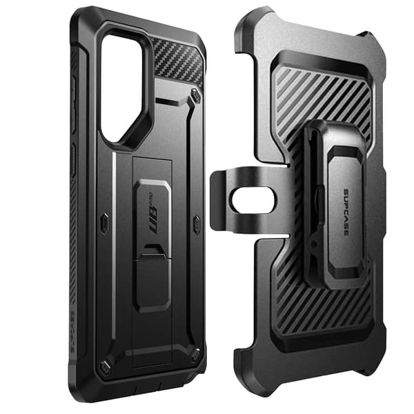 Galaxy S22 Ultra Skal Ställ Supcase Unicorn Beetle Pro Transparent Black