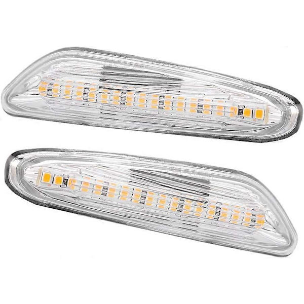 12V 5W Bil LED Sidebremse Indikatorlampe til E82 E88 E60 E61 E90 E91 E92 E93 (Transparent)
