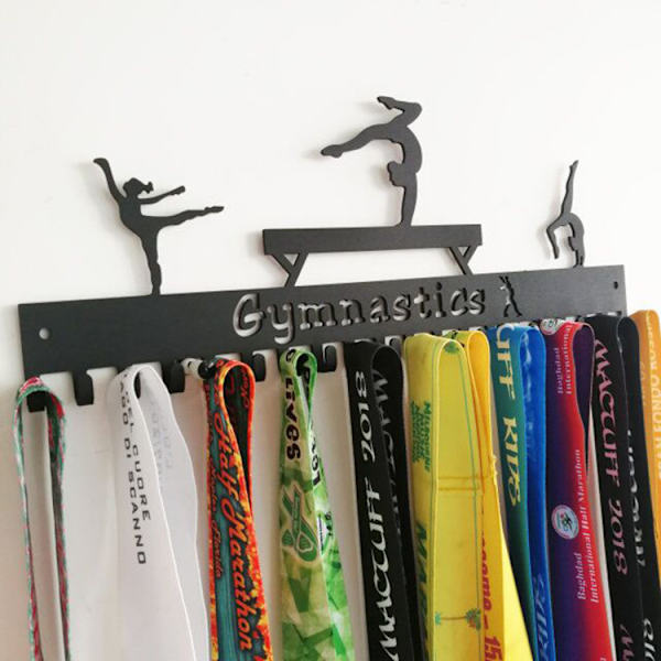 Medaljeholder for løping - Displaystativ GIMNASTICS