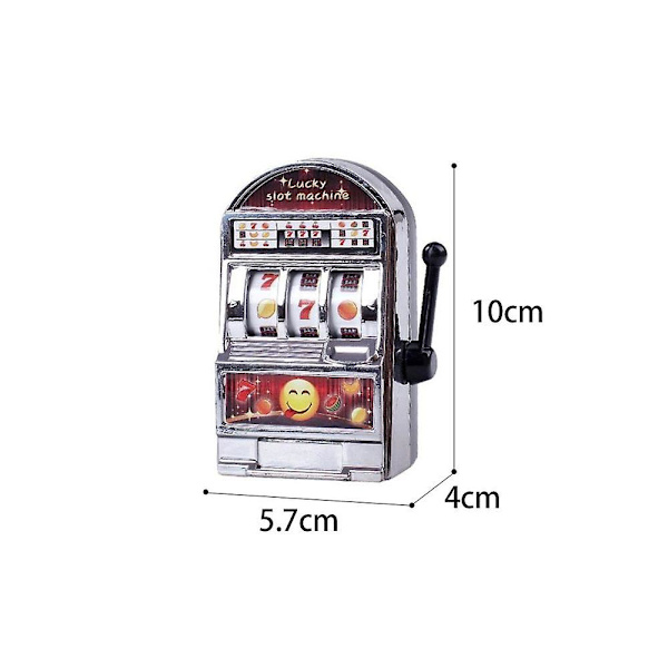 Spil Bygge DIY Mini Spilleautomat Roterende Legetøj Stressaflastning Børnefest Jackpot Sjove Vittigheder Legetøj, Tilfældig Farve