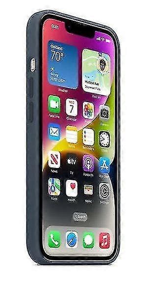 Silikon telefondeksel kompatibelt med iPhone 14 Storm Blue
