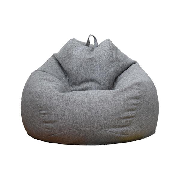 Uusi Extra Large -papuunipussi -sohva -peite sisätiloihin -lepotuoli aikuisille ja lapsille -kampanjahinta Gray 80 * 90cm