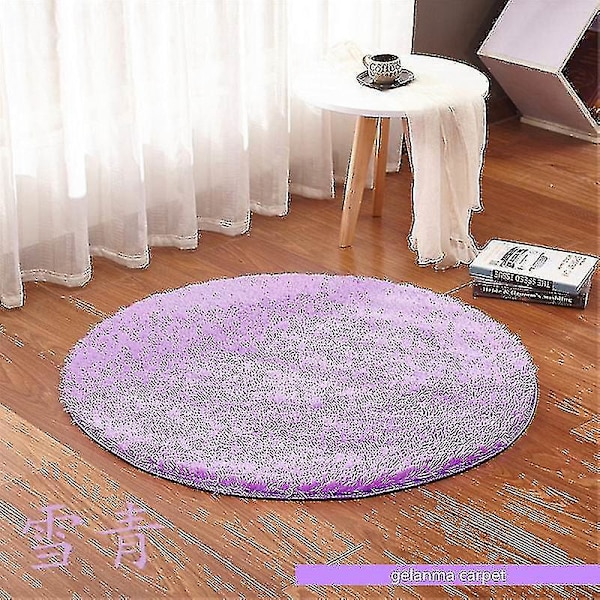 Kylpyhuoneen matto liukastumaton imukykyinen suihku kylpyhuoneen matto pyöreä pitkäkarvainen 40cm diameter