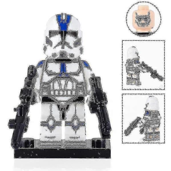 501. Legion Clone Trooper Army Set Mini Captain Rex Jesse Og Echo Star Captain Rex 501. Clone Trooper Wars Figurer Klodser