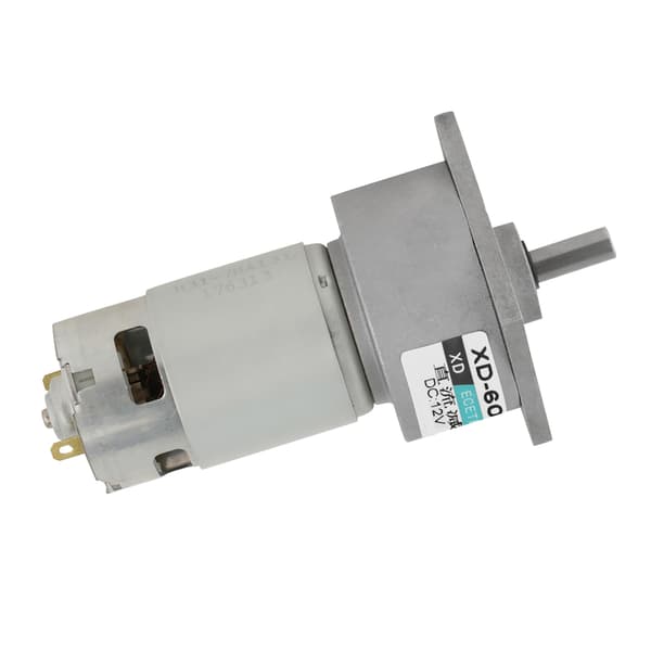 35W Metal Micro Motor with Adjustable Speed CW/CCW (12V 5rpm)