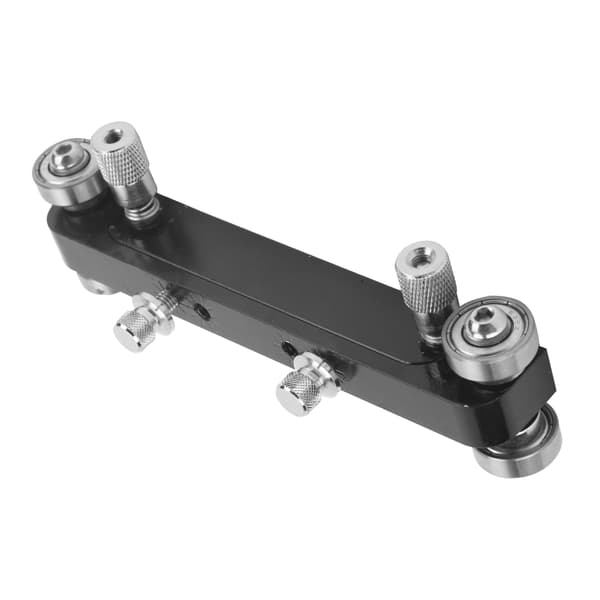 Justerbar mutter- och sadelslipmaskin Luthier slipverktyg aluminiumlegering för gitarr bas Svart