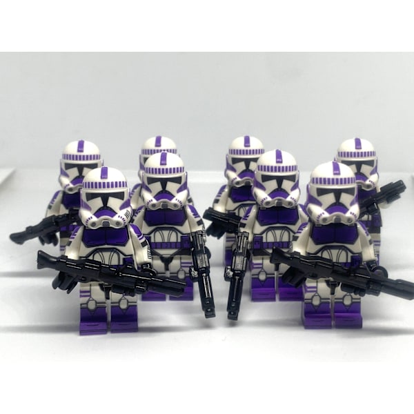 Stridsdroid Minifigurer Star Wars Super Stridsdroids Kommendanter Piloter 10Clone Trooper 30Droid