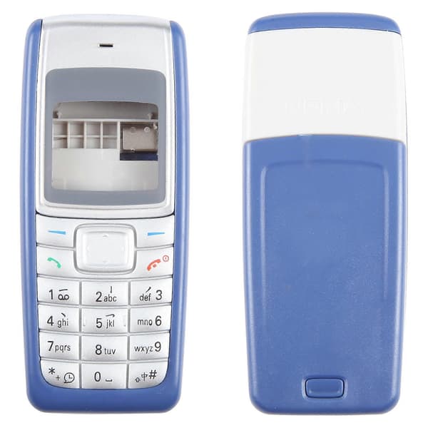 Komplet husdæksel til Nokia Nokia 1110 / 1112 Blue