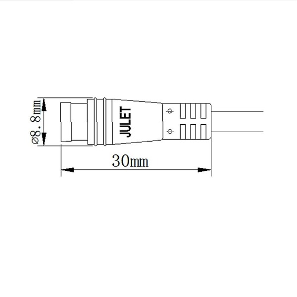 Electric Bicycle Extension Cable 3 Pin Male To Female Waterproof Cable Ebike Extension Cable Connec