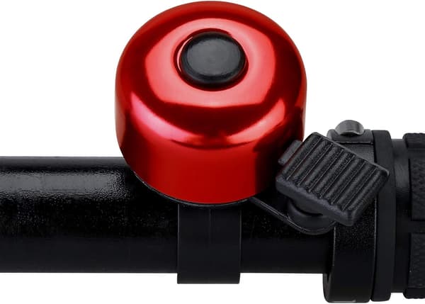 Sykkelbjelle med skarp lyd for voksne barn jenter gutter barn Red