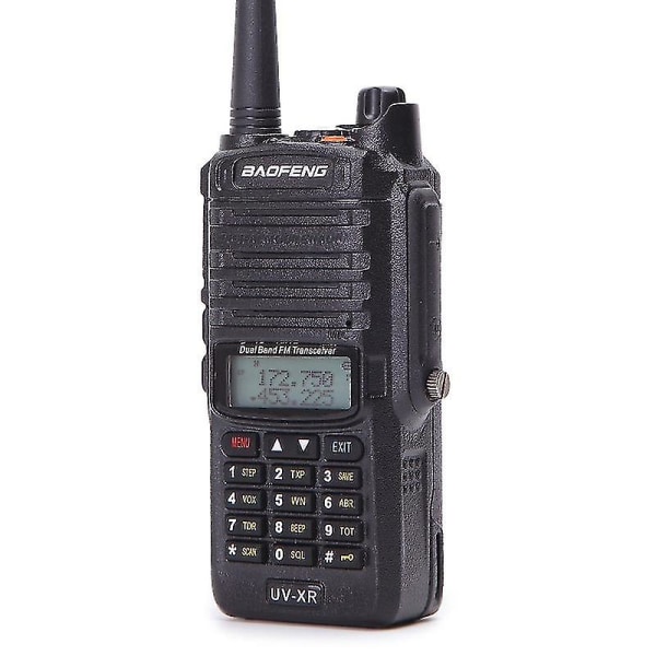 Baofeng UV-XR IP67 Vattentät Dubbelbands Amatörradio UVXR 4800mah 10W Kraftfull Walkie Talkie 10km Lång Räckvidd Tvåvägs Handhållen Radio add 47cm antenna