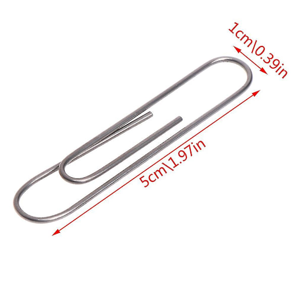 Självböjande Pappersklämma Nitinol Formminne Skift Magiskt Trick