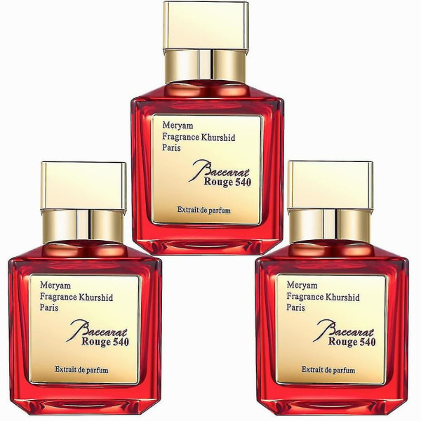 1-3 stk Baccarat Parfyme Menn Kvinner Høykvalitets Unisex Langvarig Eau De Parfum Spray Kvinner Classic Rose Series Parfume-jie Pcs