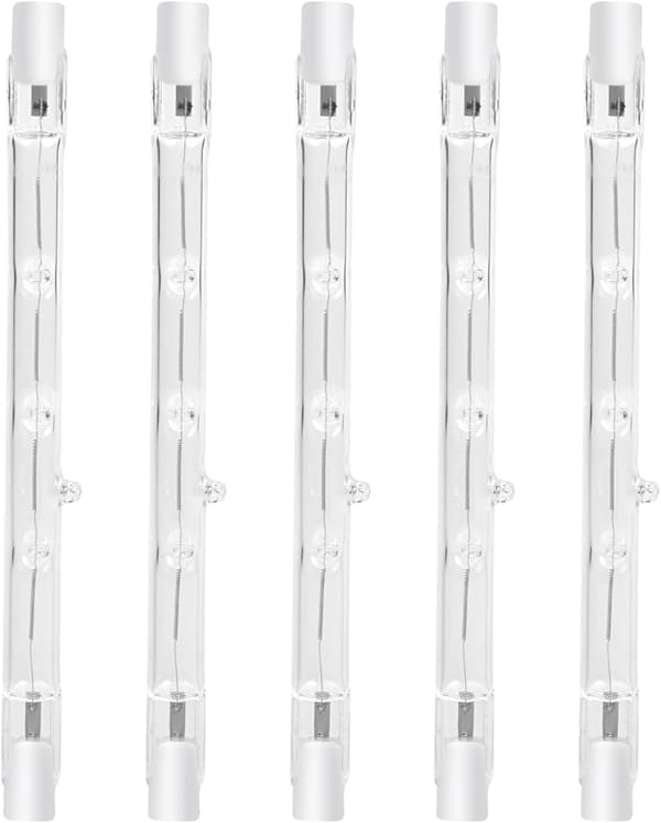 100W 118mm R7s Dimbar Halogenlampa Varmvit 2800K (5-pack)