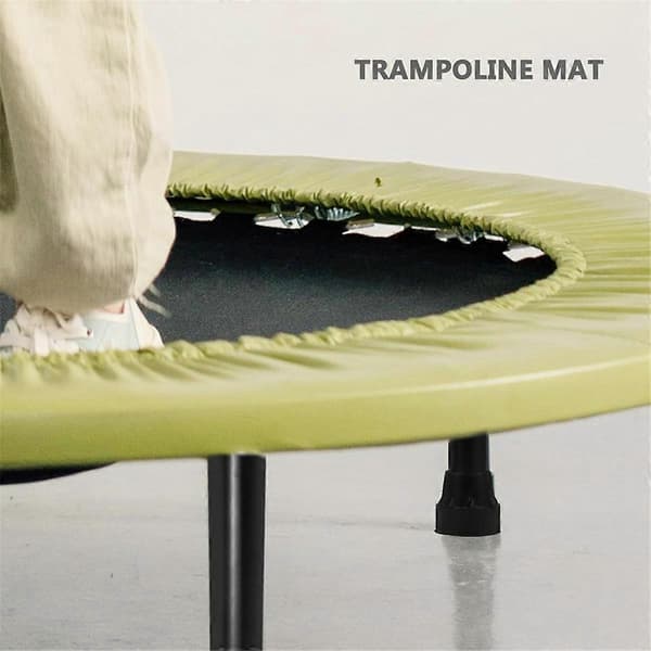 4 st Universal Ersättningsben för Trampolin med Skyddsdyna Trampolin Benrör Mini Trampoliner Studs Black
