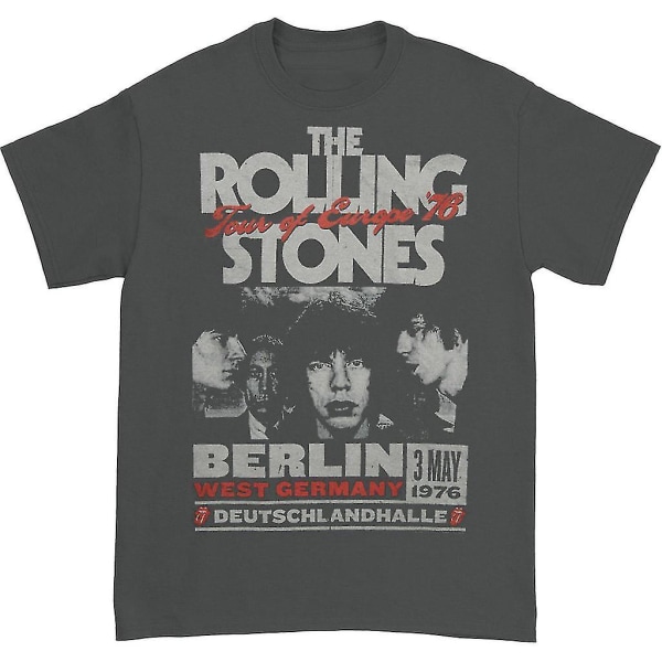 Rolling Stones Europe 76 T-paita XXL