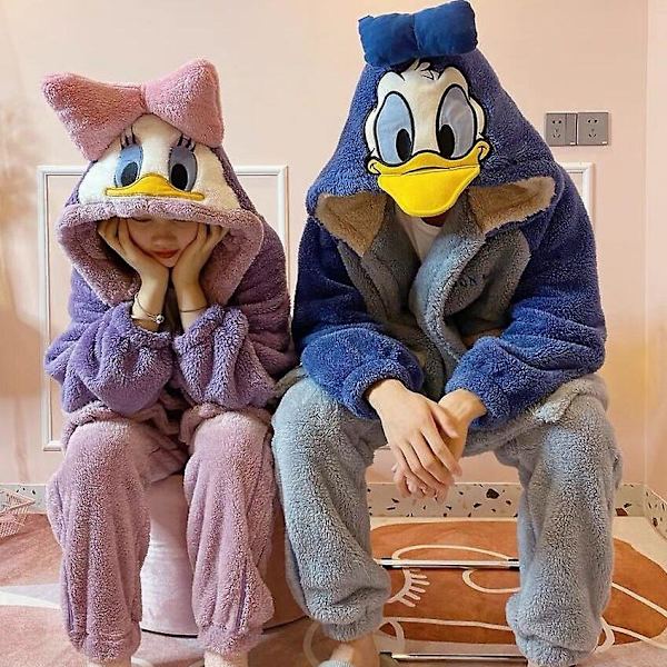 2024-2022 Vinter Kawaii Sanrio Pyjamas Animation Kuromi Cinnamoroll My Melody Vaskeklude Plys Blød og Behagelig Pyjamasbukser Sæt XL 168-173CM 5