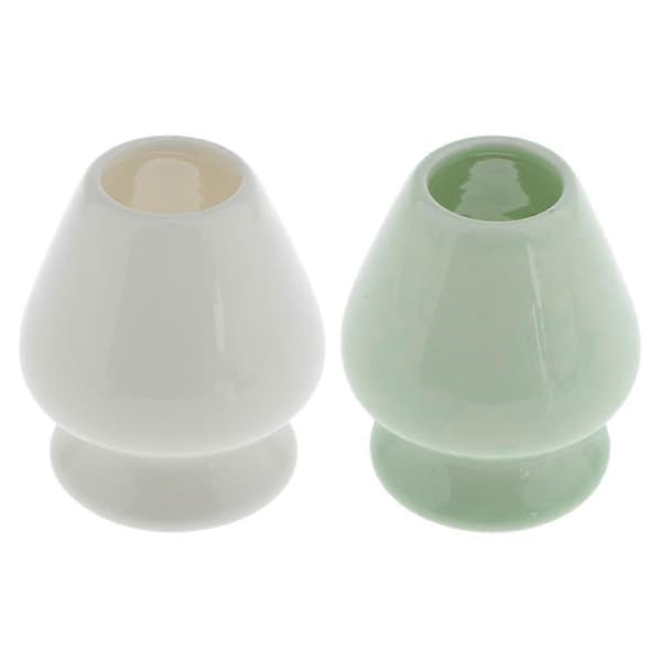 Eramik Matcha-visphållare Bambuvispställ Teset Tetillbehör, 2-pack