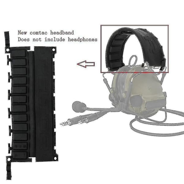 Avtakbart hodebåndtilbehør kompatibelt med Peltor Comtac I II III Headset