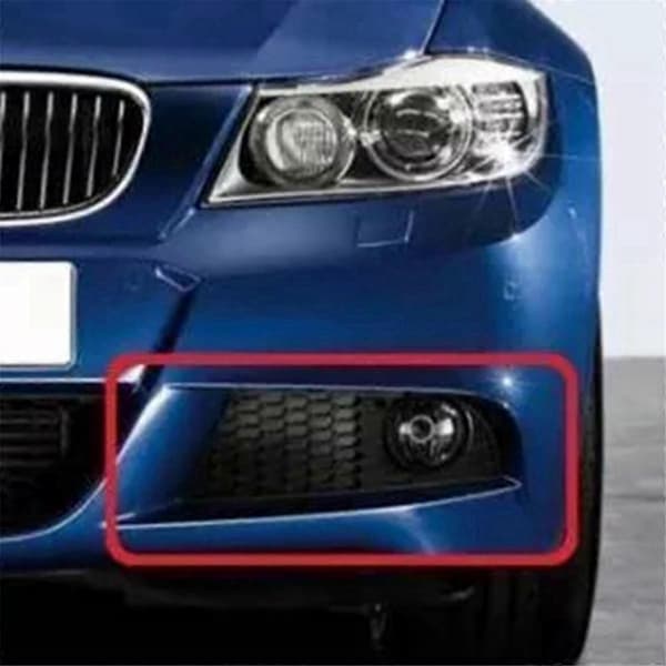For BMW 3-serie E90 E91 LCI Bil Frontfanger MTECH Tåkelysgriller Black