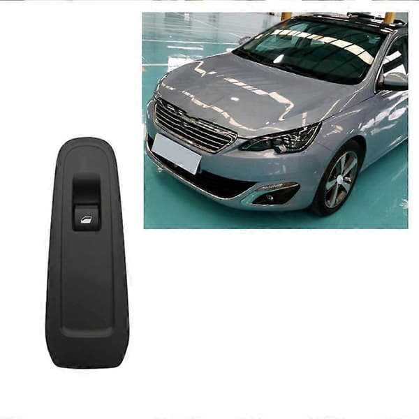 Bil Co-Pilot Elektrisk Vindu Kontrollpanel Bryter for Peugeot Black