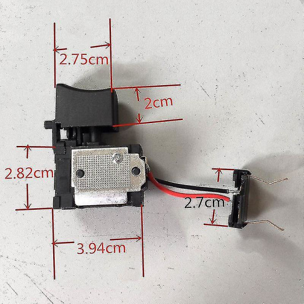 Byte av strömbrytare för Makita 6261d 6271d 6281d 8271d 8281d 650663-8 6506638 650672-7 6506727 650601