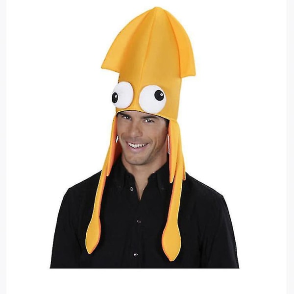 Värikäs Velvet Squid Hat Octopus Hat Tanssiesitys Rekvisiitta meren alla Happy Birthday Party Octopus Hatut E