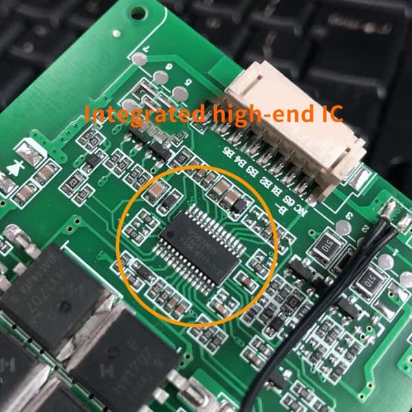 6S 24V 50A Litiumbatteriskyddskort med batteribalans/förbättra PCB BMS-skyddskort SilverGreen