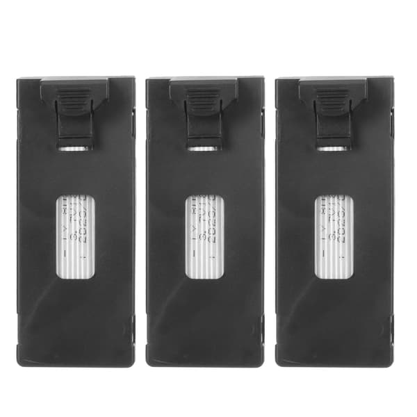 3 stk. drone litiumbatteri 1800MAH 3,7V oppladbart Quadcopter dronebatteri for E88 E88Pro E100 E99 K3 K6 E89 P1 P4 P5 0.1