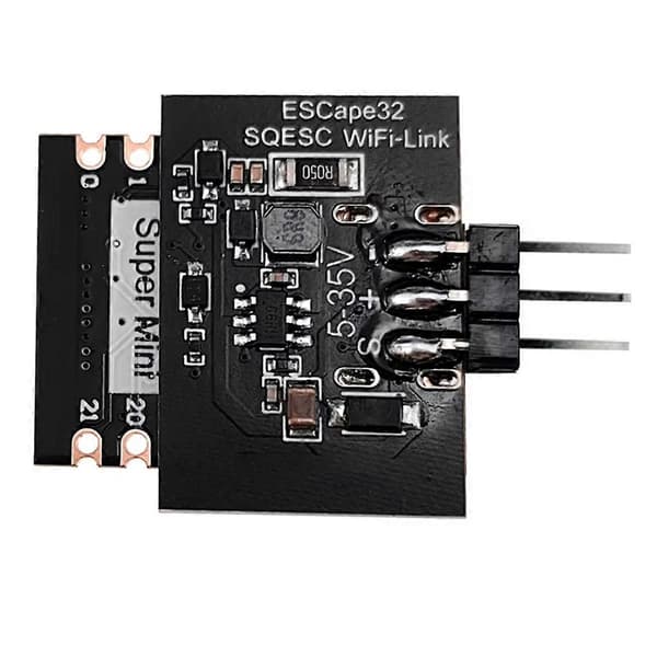 SEQURE Wifi-Link er egnet kompatibel med SQESC ESCape32 ESC-parameterkonfiguration og firmwareopgradering