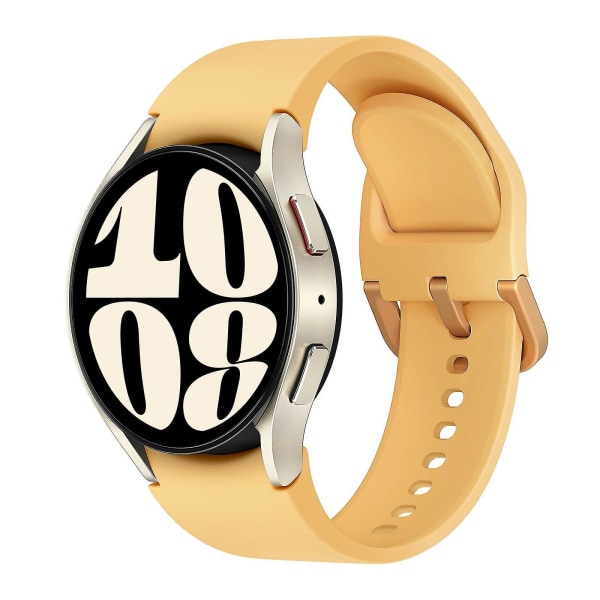 Samsung Galaxy Watch6 40 / 44mm / Watch6 Classic 43 / 47mm silikonikellon watch watch ranneke Yellow