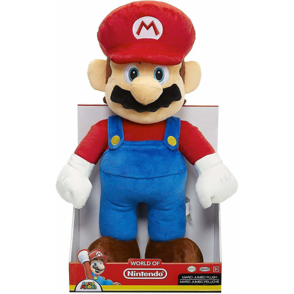 Super Mario Jumbo Plysj Stort kosedyr Soft Isdyr 50cm