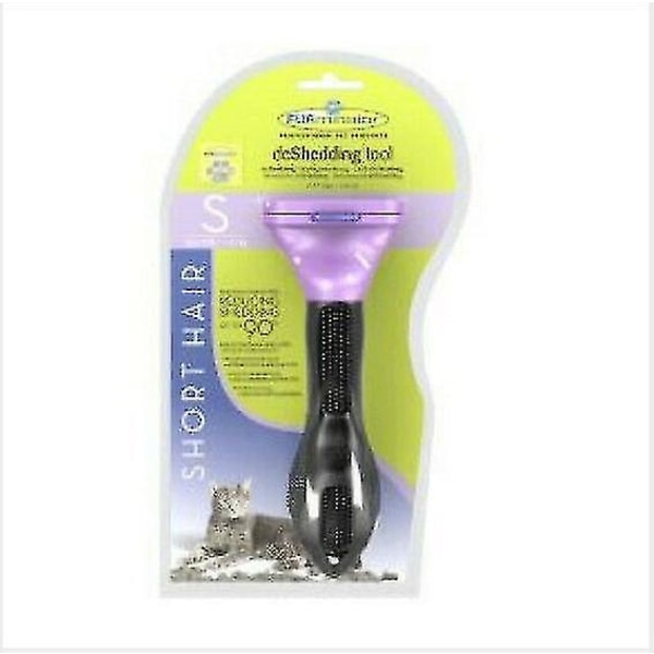 Furminator Fellingstangsverktøy for Stell av Katter og Hunder - Børst, Rake, Kam for Lang og Kort Pels Cat short hair S