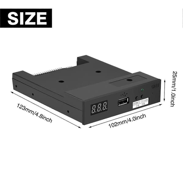 SFRM72-TU100K 3.5\" USB 720KB diskettedrevsemulator til industrielt kontroludstyr