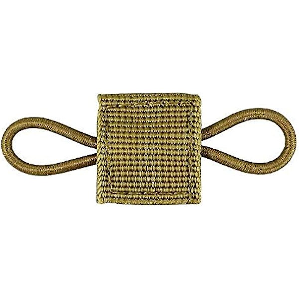 10 st Taktiska Västar Ryggsäckar Väskor Tillbehör Taktisk Utrustning Hållare Clip Molle Webbing Hållare Elastisk Bindning Band Spänne Army Green